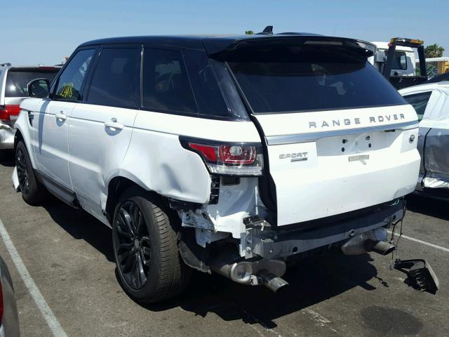 SALWG2PF4GA658218 - 2016 LAND ROVER RANGE ROVE WHITE photo 3