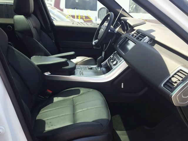 SALWG2PF4GA658218 - 2016 LAND ROVER RANGE ROVE WHITE photo 5