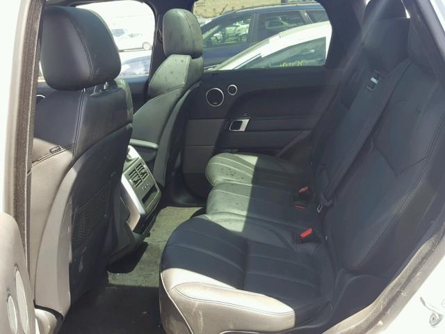 SALWG2PF4GA658218 - 2016 LAND ROVER RANGE ROVE WHITE photo 6