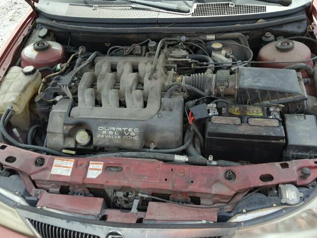 1MEFM66L5WK649078 - 1998 MERCURY MYSTIQUE L RED photo 7