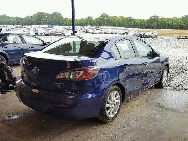 JM1BL1VF6C1504716 - 2012 MAZDA 3 I BLUE photo 4