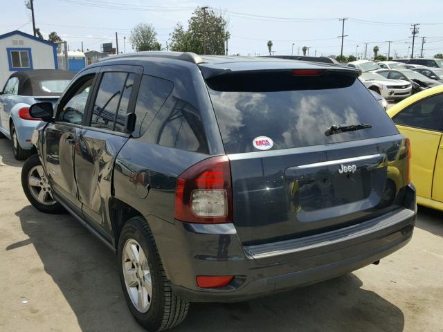 1C4NJCBA4ED789263 - 2014 JEEP COMPASS SP CHARCOAL photo 3