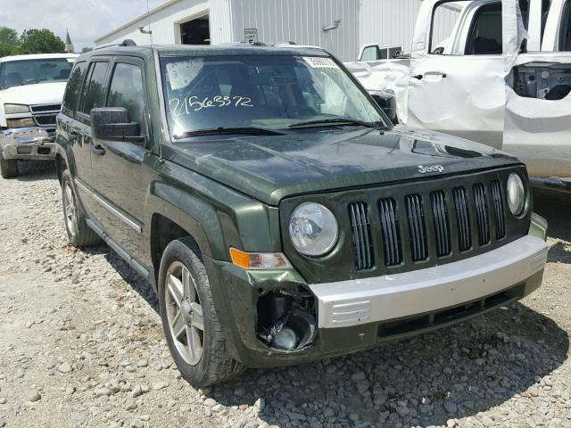 1J8FF48W28D705193 - 2008 JEEP PATRIOT LI GREEN photo 1