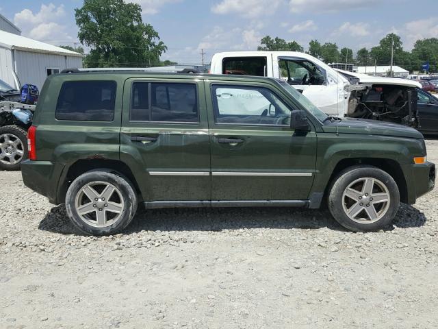 1J8FF48W28D705193 - 2008 JEEP PATRIOT LI GREEN photo 9