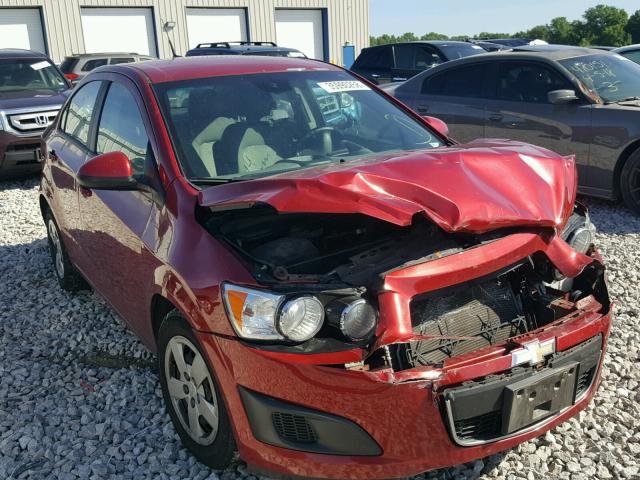 1G1JA5SH8D4127832 - 2013 CHEVROLET SONIC LS 红色 照片 1