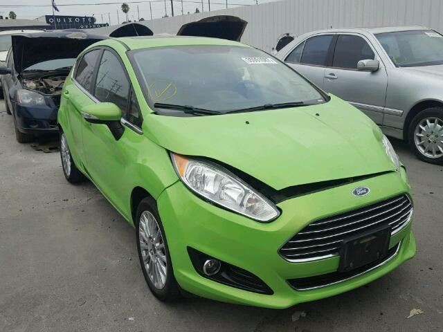 3FADP4FJ2EM160279 - 2014 FORD FIESTA TIT GREEN photo 1