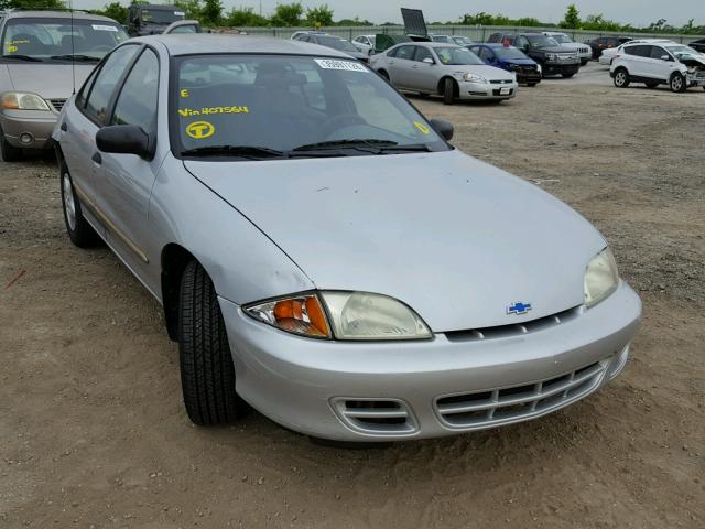 1G1JC524517407564 - 2001 CHEVROLET CAVALIER B SILVER photo 1