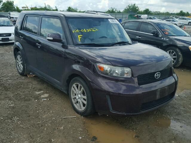 JTLKE50E891063622 - 2009 TOYOTA SCION XB PURPLE photo 1
