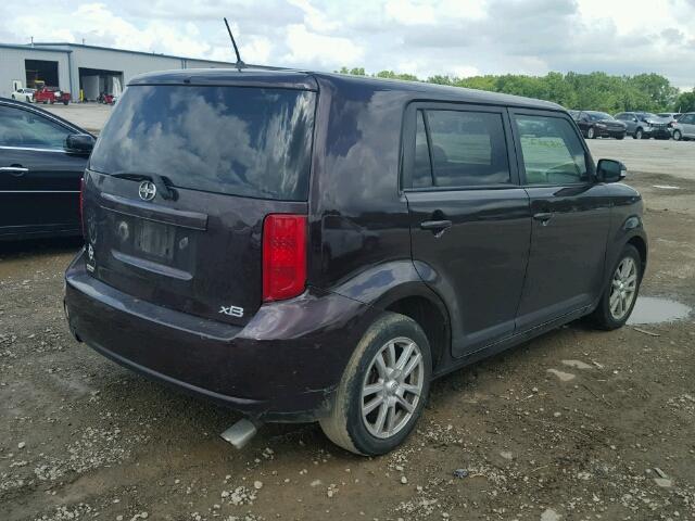 JTLKE50E891063622 - 2009 TOYOTA SCION XB PURPLE photo 4
