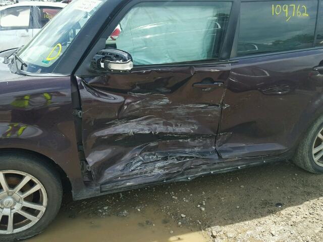 JTLKE50E891063622 - 2009 TOYOTA SCION XB PURPLE photo 9