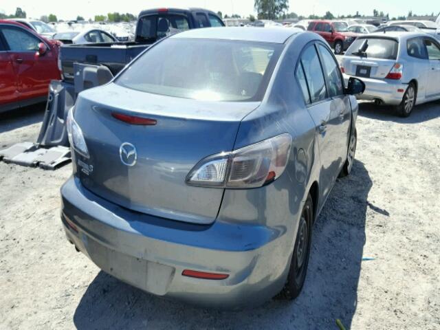 JM1BL1UF0C1665046 - 2012 MAZDA MAZDA3I BLUE photo 4