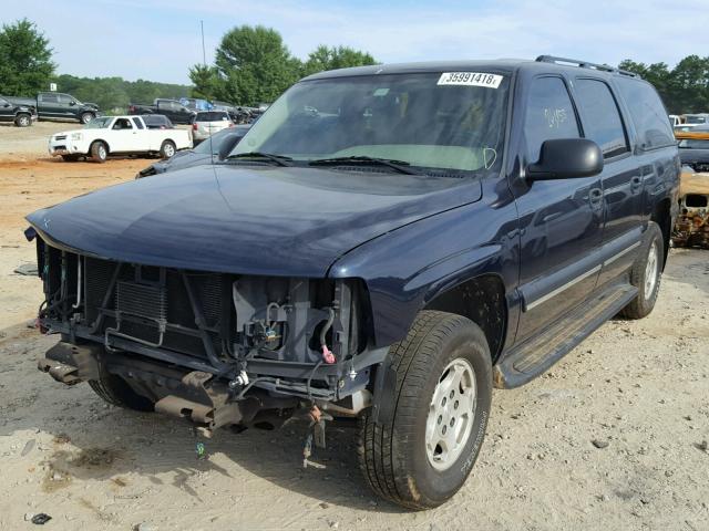 1GNEC16Z64J108042 - 2004 CHEVROLET SUBURBAN C BLUE photo 2