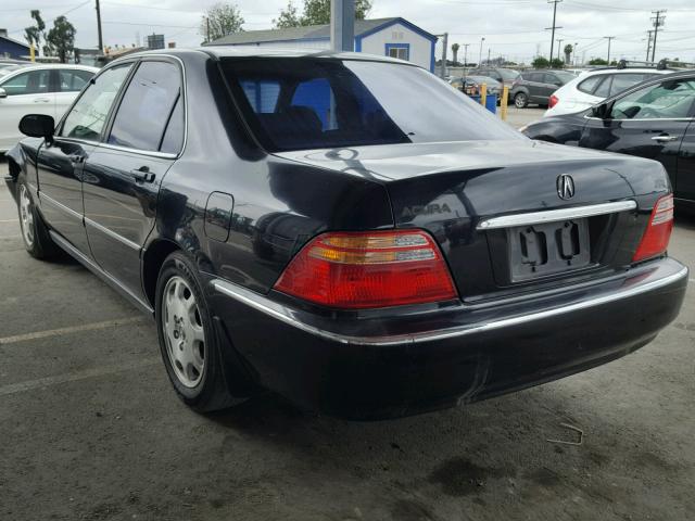 JH4KA9651YC012437 - 2000 ACURA 3.5RL BLACK photo 3