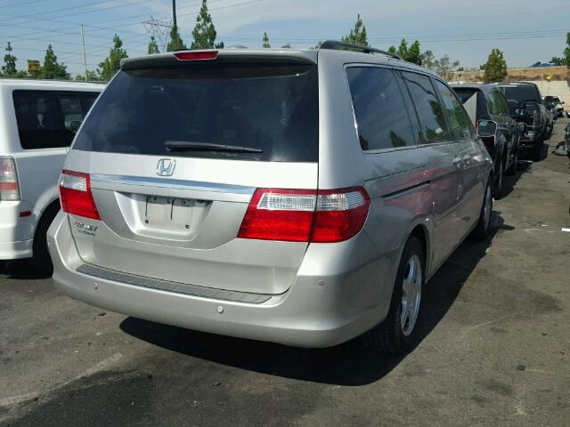 5FNRL38827B016688 - 2007 HONDA ODYSSEY SILVER photo 4