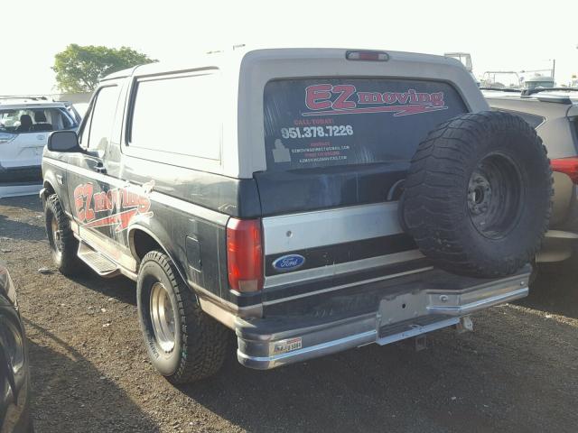 1FMEU15N7TLB54241 - 1996 FORD BRONCO U10 BLACK photo 3