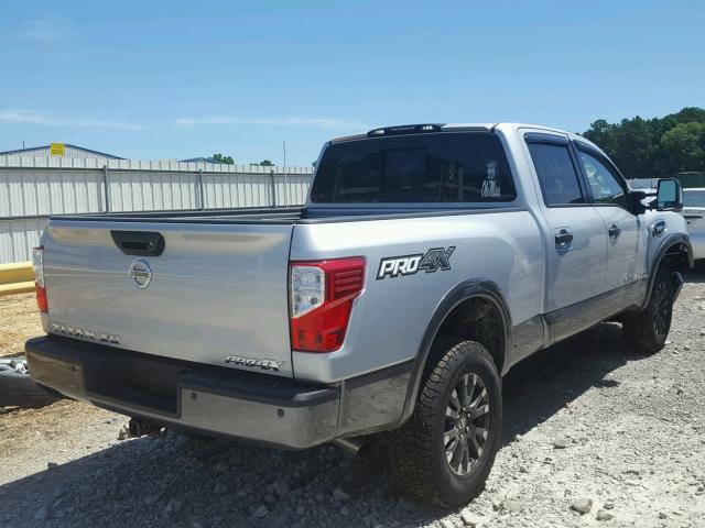 1N6AA1F47JN522733 - 2018 NISSAN TITAN XD S SILVER photo 4