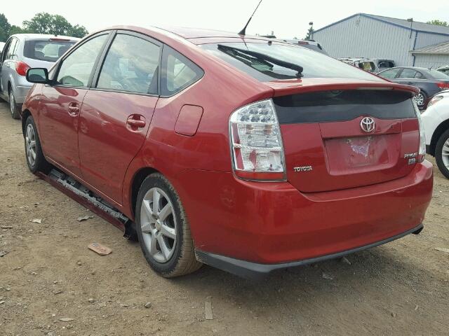 JTDKB20U693513850 - 2009 TOYOTA PRIUS MAROON photo 3