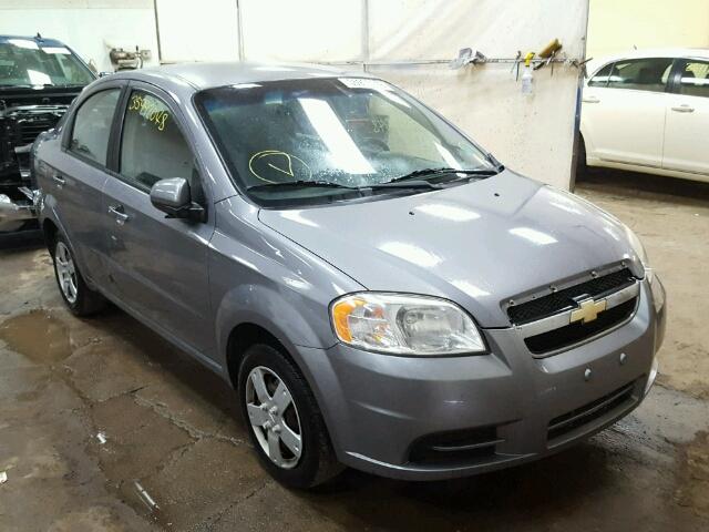 KL1TD5DE0AB086007 - 2010 CHEVROLET AVEO LS GRAY photo 1