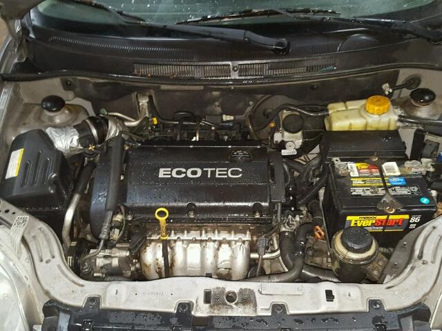 KL1TD5DE0AB086007 - 2010 CHEVROLET AVEO LS GRAY photo 7