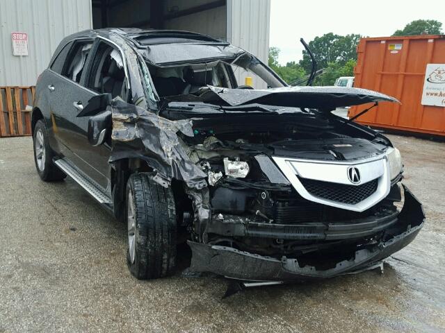 2HNYD2H48AH521310 - 2010 ACURA MDX TECH BLACK photo 1