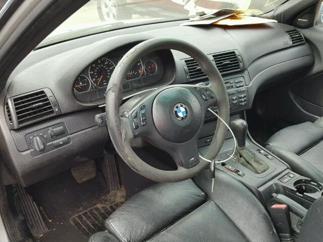 WBAEV53494KM36257 - 2004 BMW 330 I SILVER photo 9