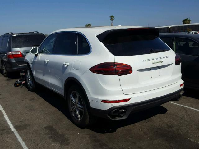 WP1AE2A26FLA51980 - 2015 PORSCHE CAYENNE SE WHITE photo 3