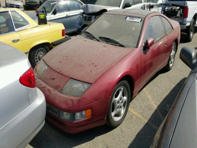 JN1RZ26A3LX006138 - 1990 NISSAN 300ZX 2+2 RED photo 2