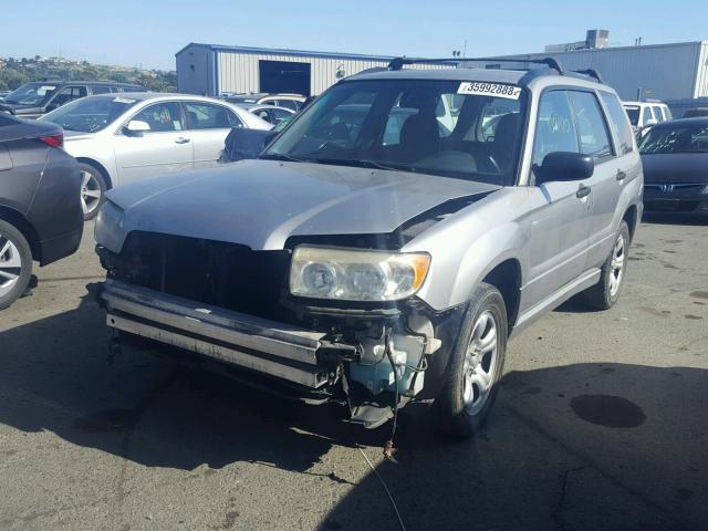 JF1SG63636H759832 - 2006 SUBARU FORESTER 2 SILVER photo 2