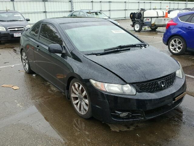 2HGFG21589H700449 - 2009 HONDA CIVIC SI BLACK photo 1