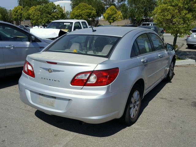 1C3LC46K27N568532 - 2007 CHRYSLER SEBRING SILVER photo 4