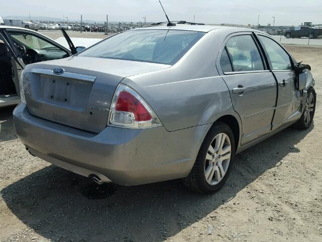 3FAHP08138R168003 - 2008 FORD FUSION SEL SILVER photo 4