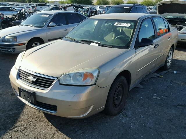 1G1ZS58F47F244127 - 2007 CHEVROLET MALIBU GOLD photo 2