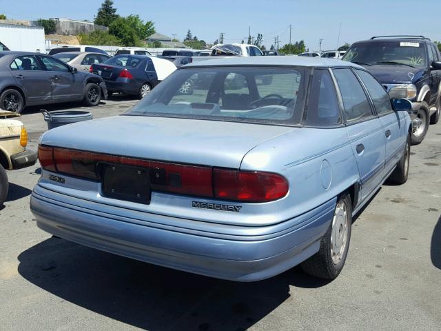 1MECM50U5NG655477 - 1992 MERCURY SABLE GS BLUE photo 4