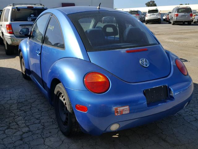 3VWCC21C1XM444940 - 1999 VOLKSWAGEN NEW BEETLE BLUE photo 3