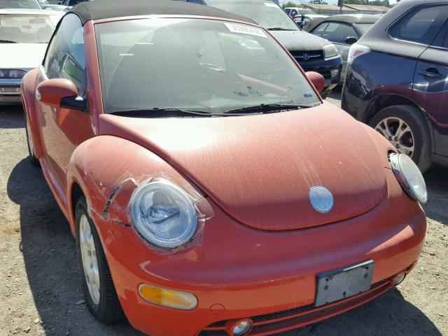 3VWCK21Y63M315486 - 2003 VOLKSWAGEN NEW BEETLE 橙色 照片 1