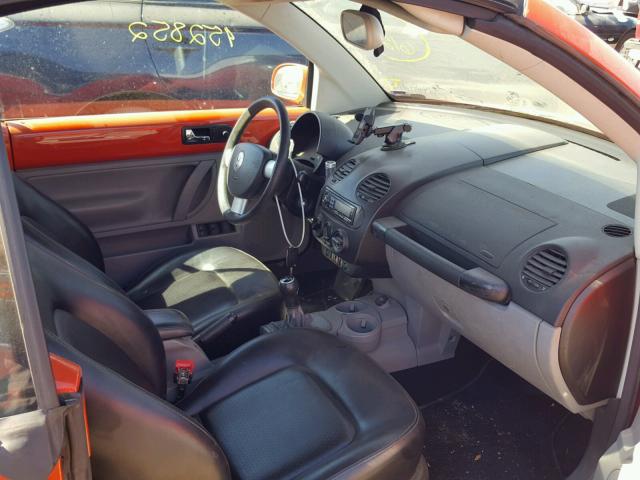 3VWCK21Y63M315486 - 2003 VOLKSWAGEN NEW BEETLE 橙色 照片 5