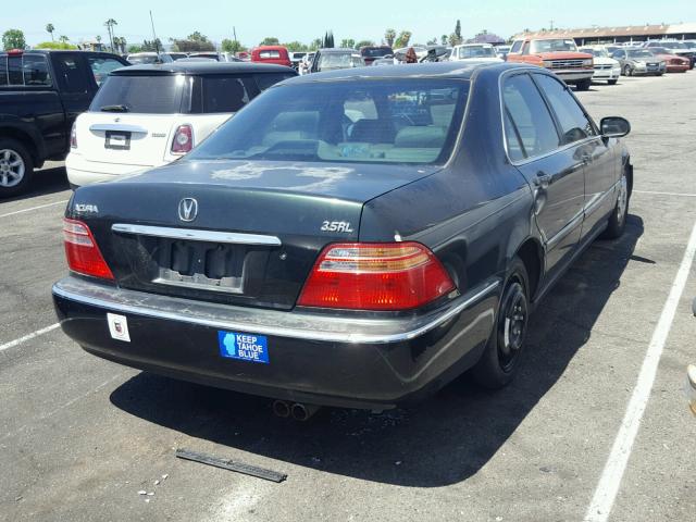 JH4KA96541C000367 - 2001 ACURA 3.5RL GREEN photo 4