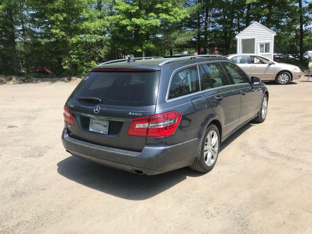 WDDHH8HB0BA277766 - 2011 MERCEDES-BENZ E 350 4MAT GRAY photo 3