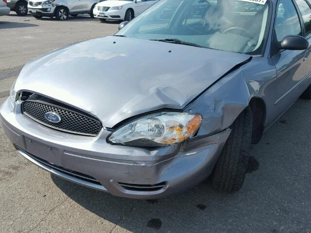 1FAFP53UX7A131884 - 2007 FORD TAURUS SILVER photo 9