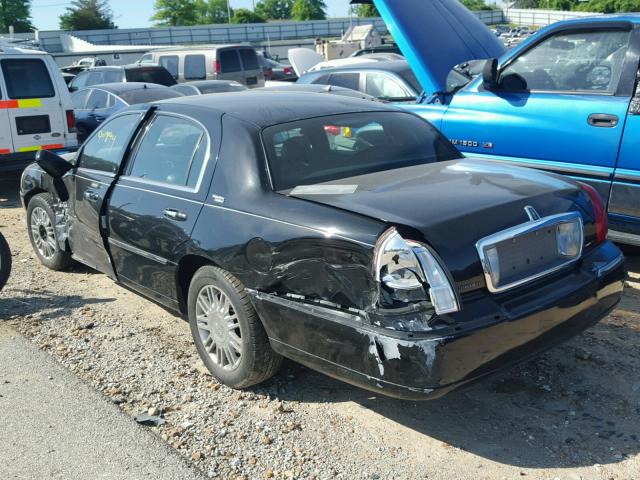 2LNHM82V39X607647 - 2009 LINCOLN TOWN CAR S BLACK photo 3