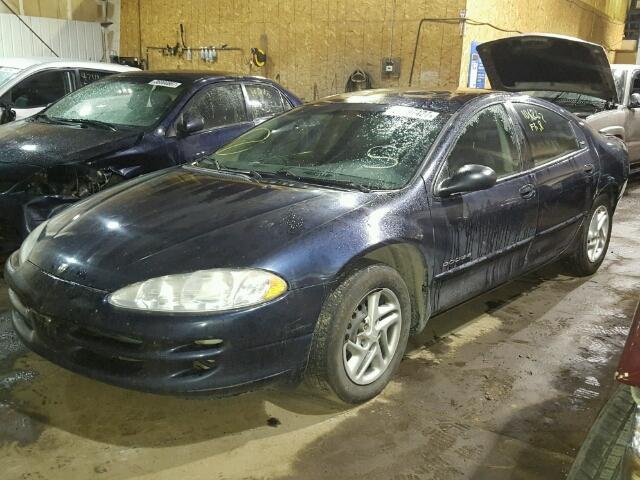 2B3HD46R11H593211 - 2001 DODGE INTREPID S BLUE photo 2