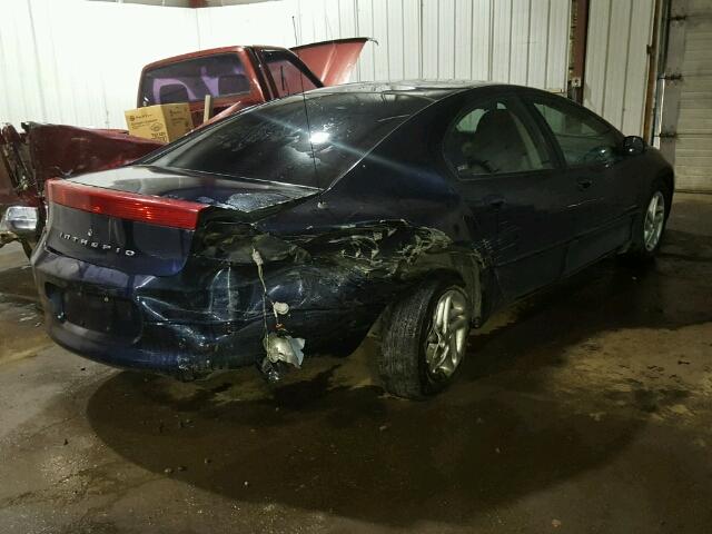 2B3HD46R11H593211 - 2001 DODGE INTREPID S BLUE photo 4