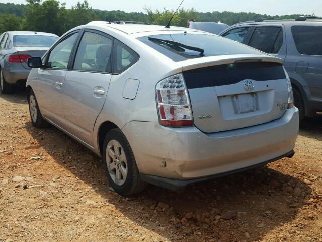 JTDKB20UX83407769 - 2008 TOYOTA PRIUS SILVER photo 3