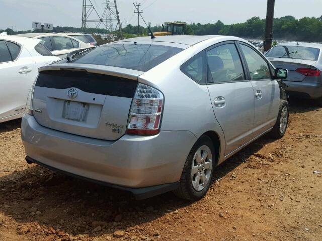 JTDKB20UX83407769 - 2008 TOYOTA PRIUS SILVER photo 4