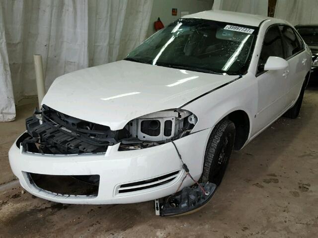 2G1WS55RX79327751 - 2007 CHEVROLET IMPALA POL WHITE photo 2