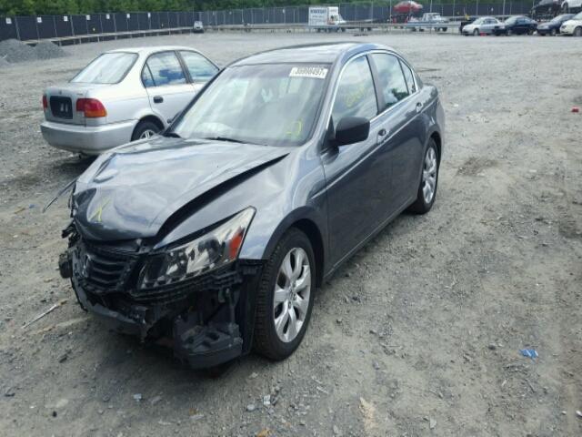 1HGCP26888A015743 - 2008 HONDA ACCORD EXL BLUE photo 2