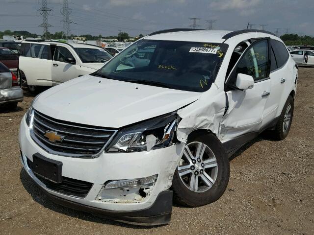 1GNKVGKD9GJ344523 - 2016 CHEVROLET TRAVERSE L WHITE photo 2