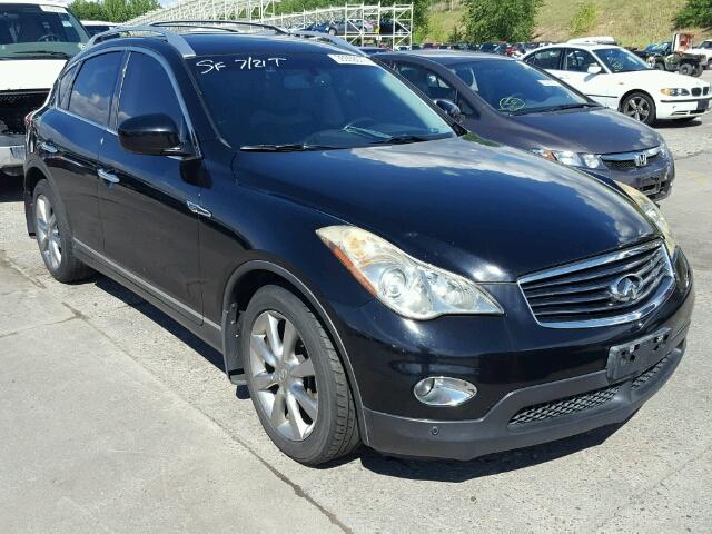 JNKAJ09F88M352061 - 2008 INFINITI EX35 BASE BLACK photo 1