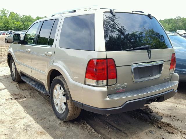 5LMEU68H35ZJ31958 - 2005 LINCOLN AVIATOR 米色 照片 3