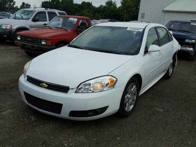 2G1WG5EK2B1263605 - 2011 CHEVROLET IMPALA WHITE photo 2